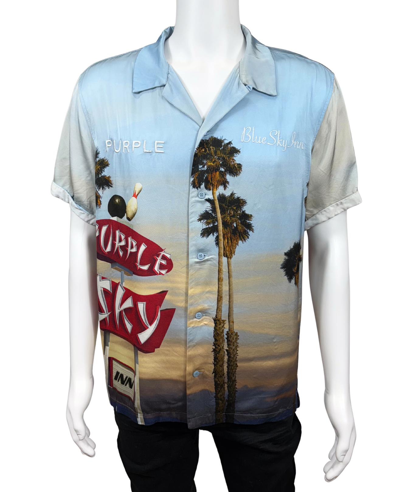 Printed Camp Button Down Shirt