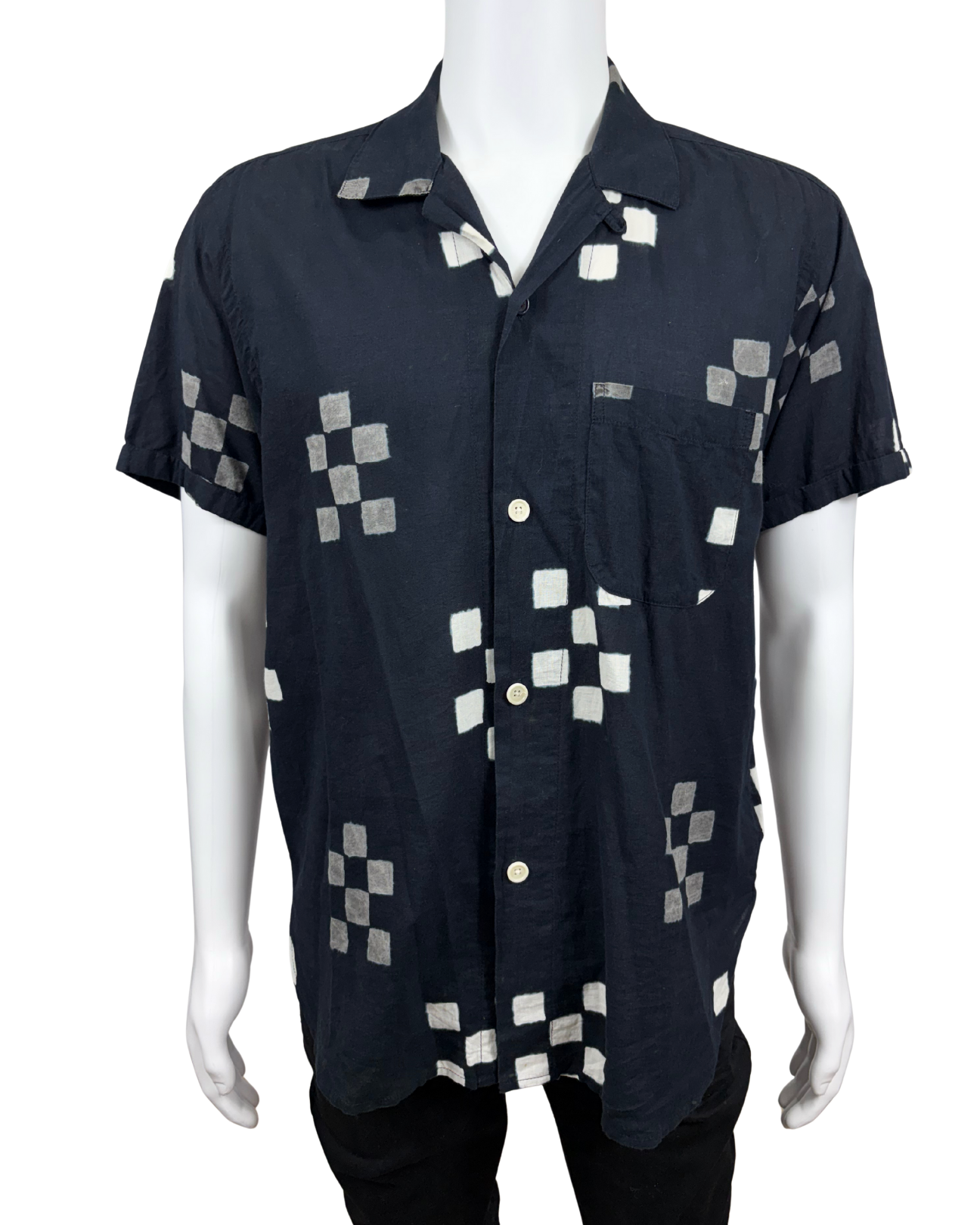 Checked Button Up Shirt