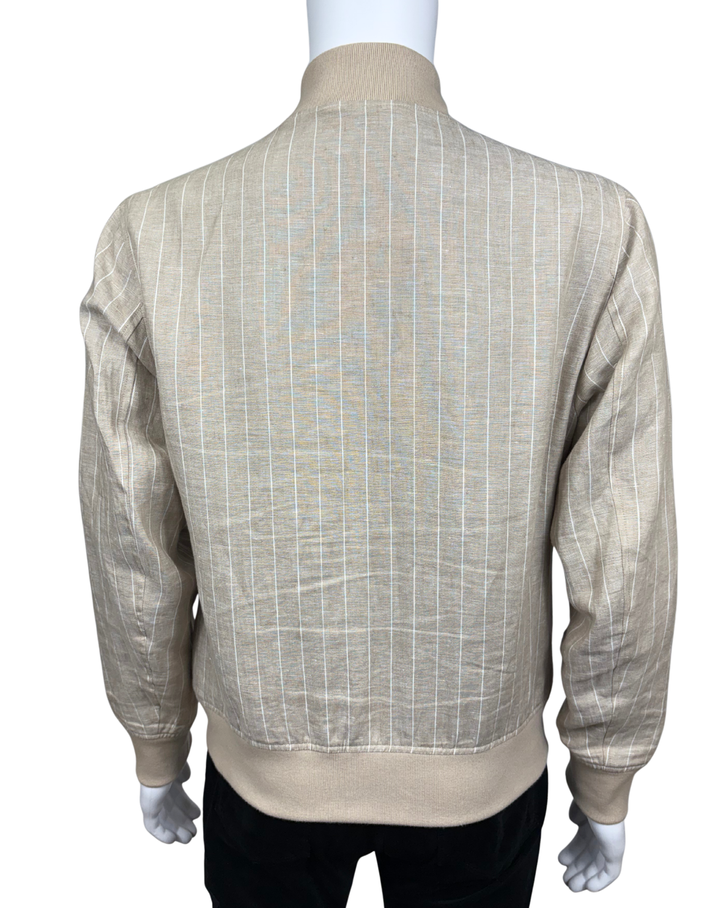 Italian Linen Varsity Jacket