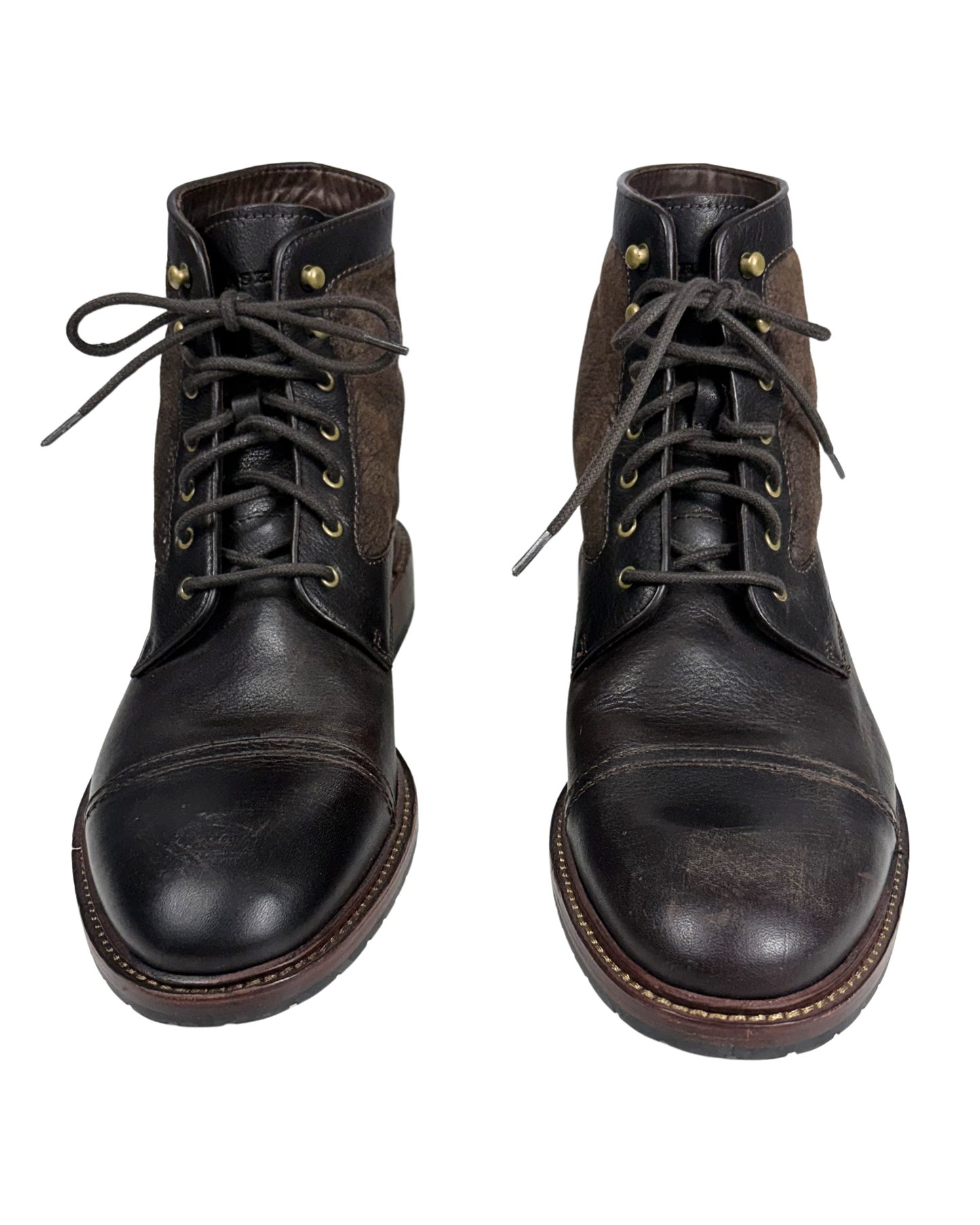 Steer Leather & Sherling Boot