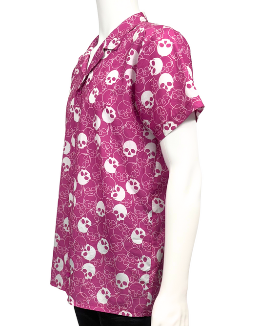 Satin Skull Shirt