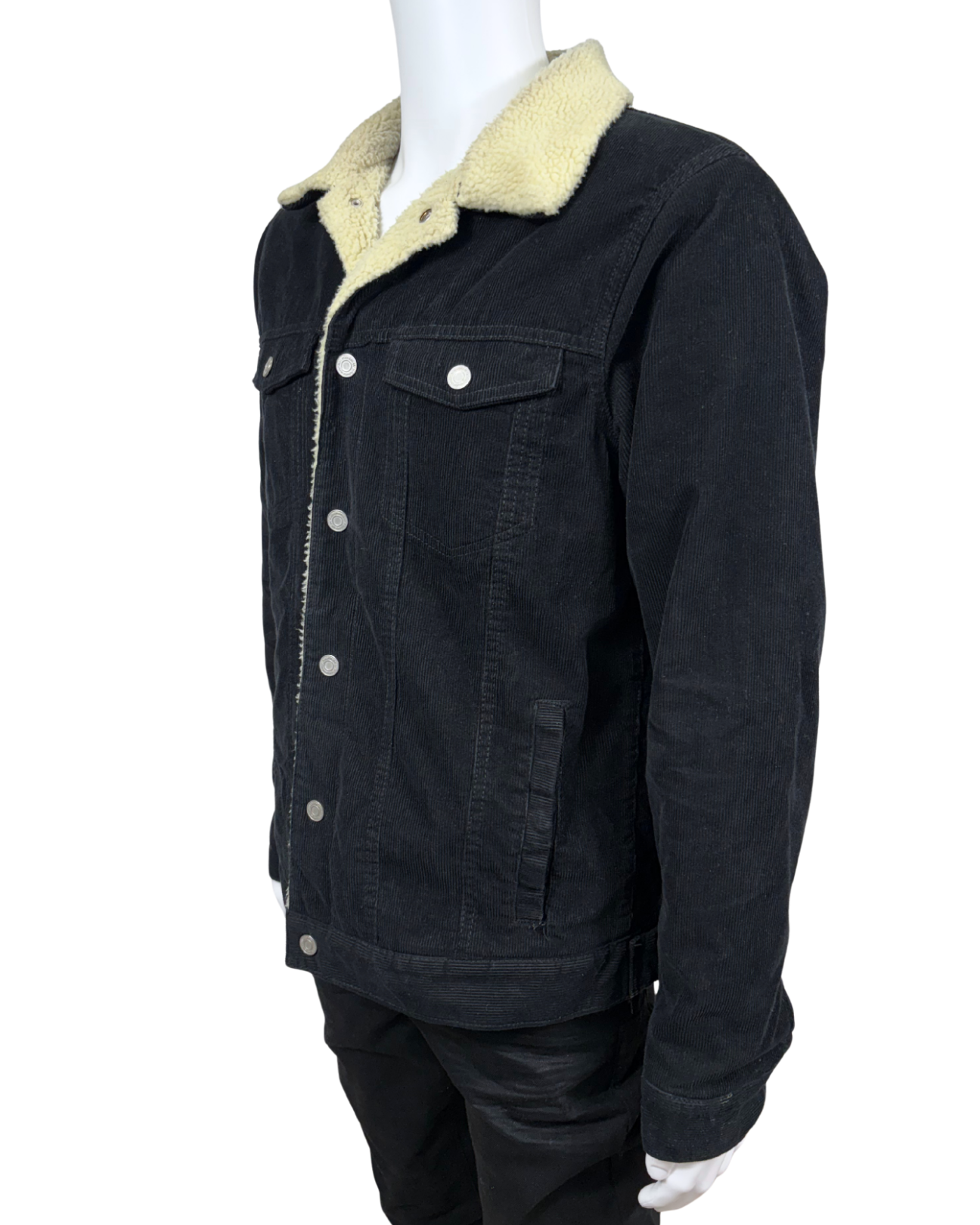 Corduroy Trucker Shearling Jacket