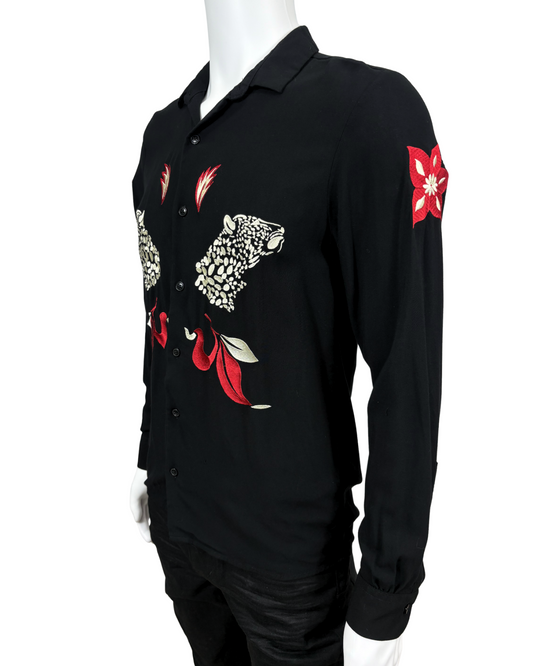 Embroired Button Down Shirt