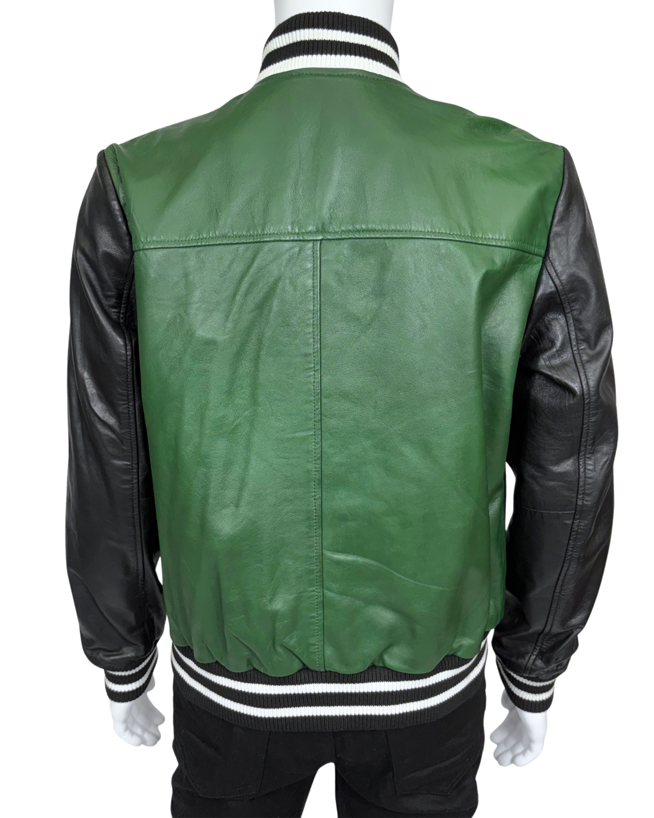Westbay Varsity Leather Bomber Jacket
