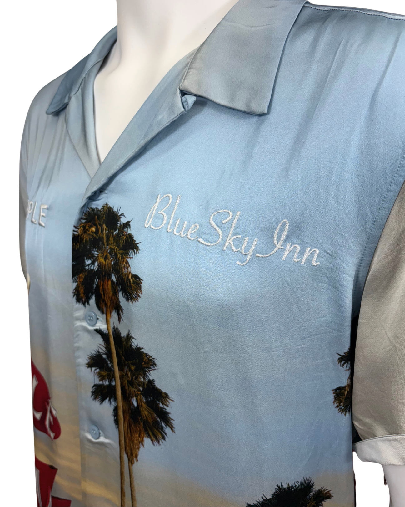 Printed Camp Button Down Shirt