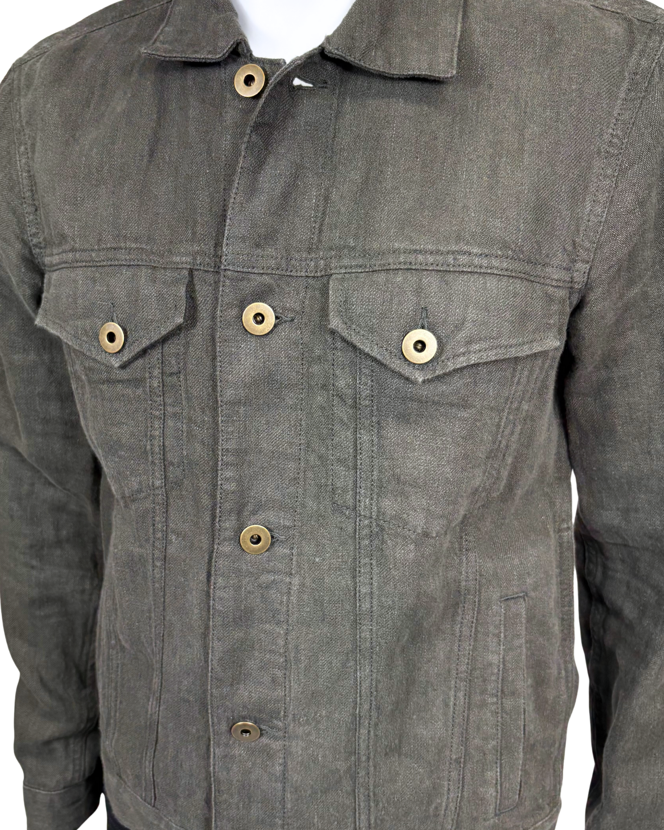 Linen Trucker Jacket