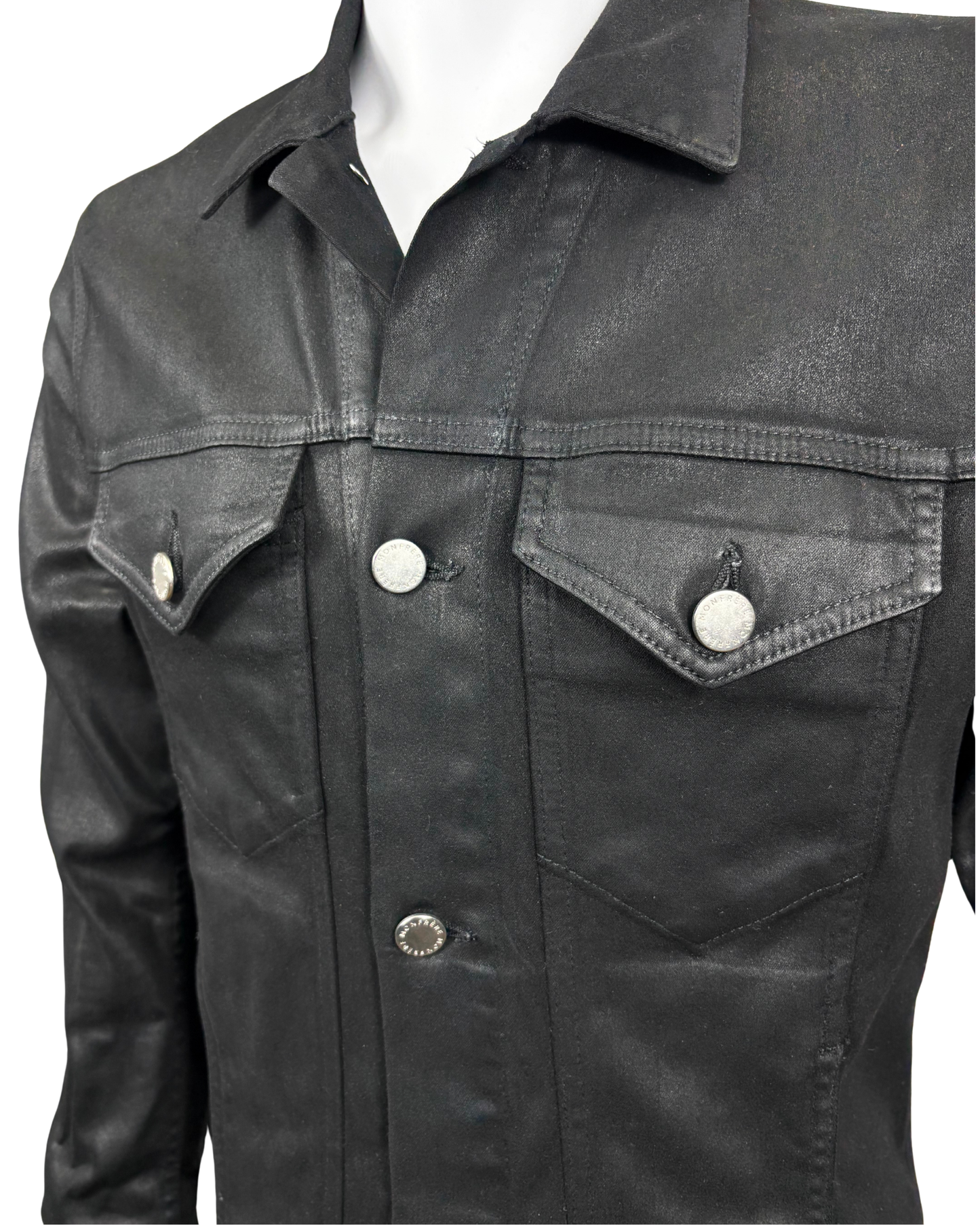 Dean Coated Denim Trucker Jacket