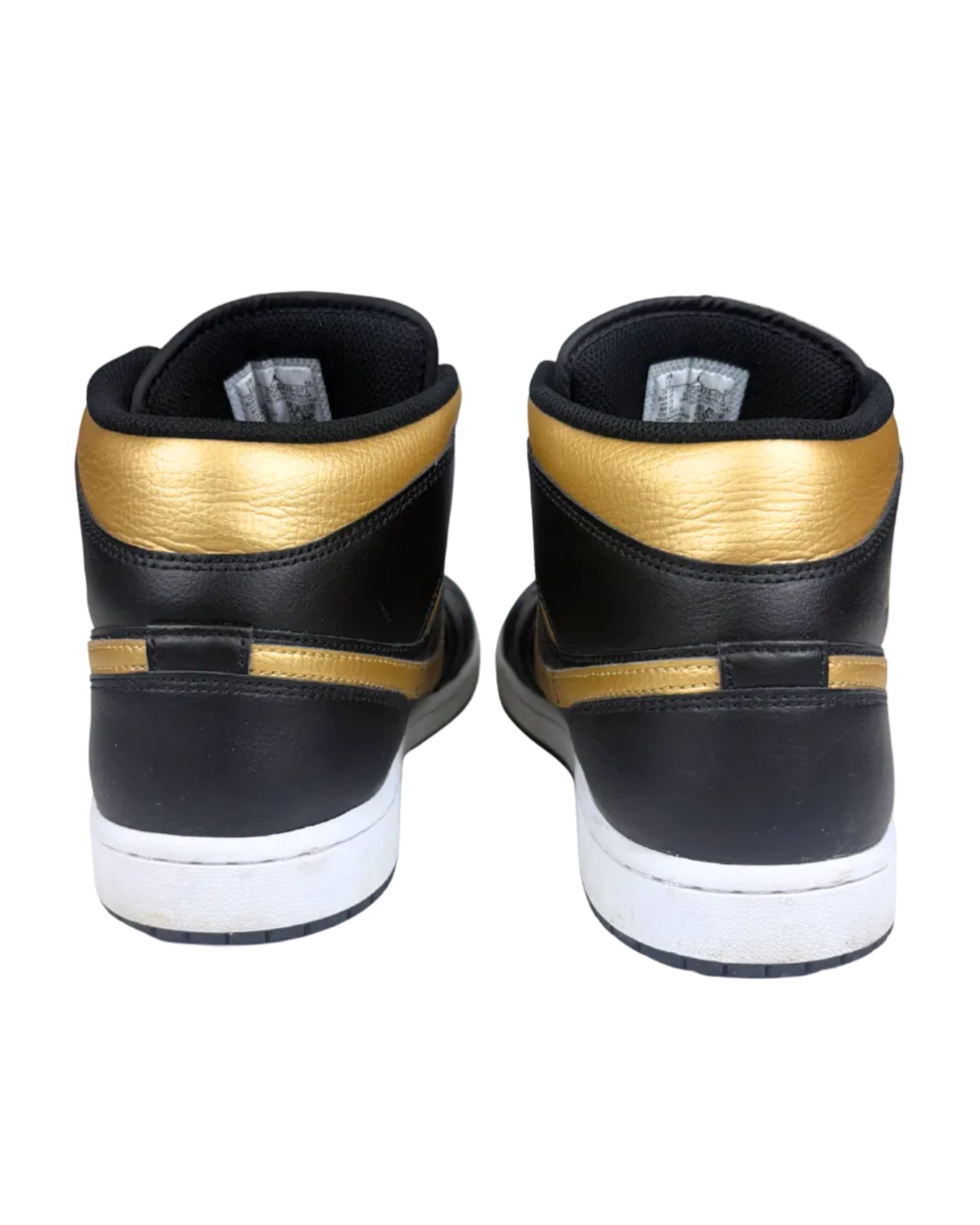 Black & Gold Air Jordan's