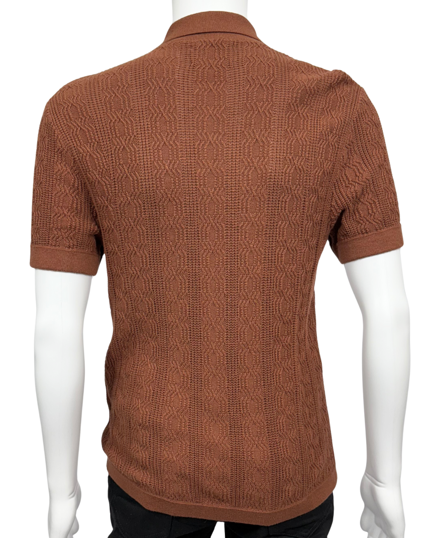 Short Sleeve Button Down Sweater