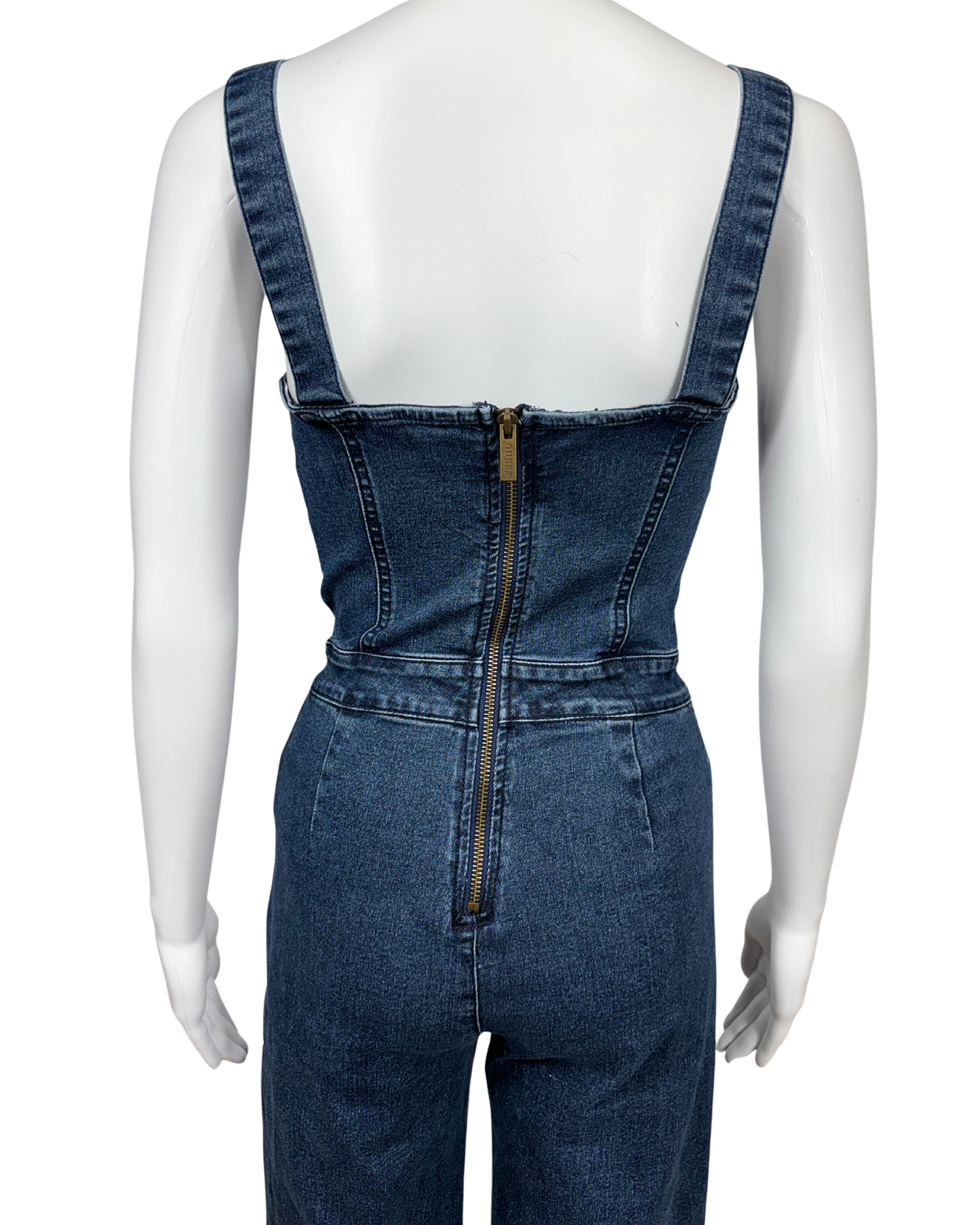 Denim Corset Jumpsuit