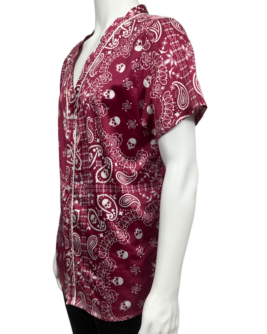 Satin Bandana Shirt