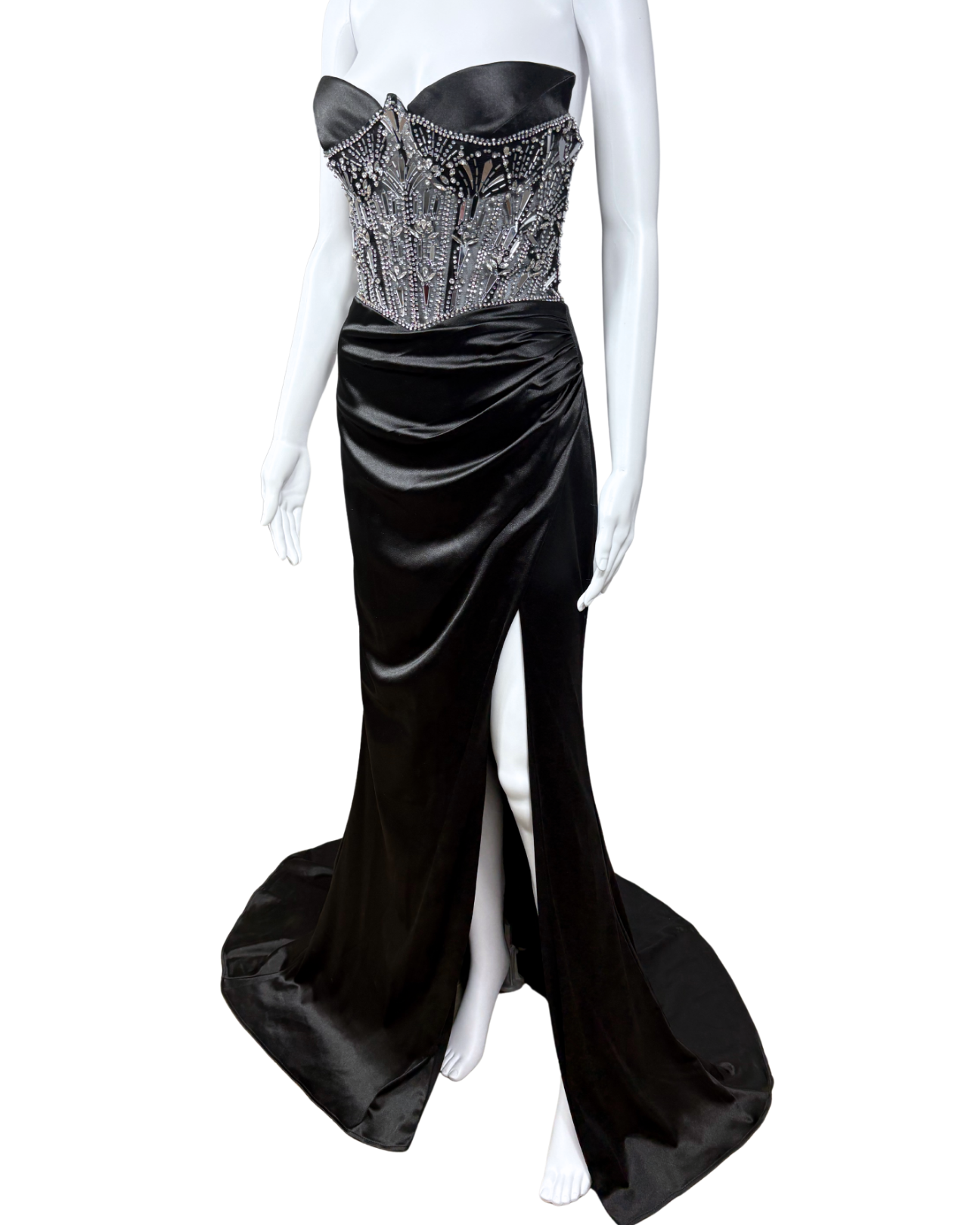 Satin Corset Gown