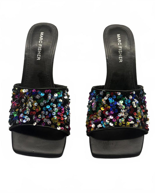 Sequin Heels