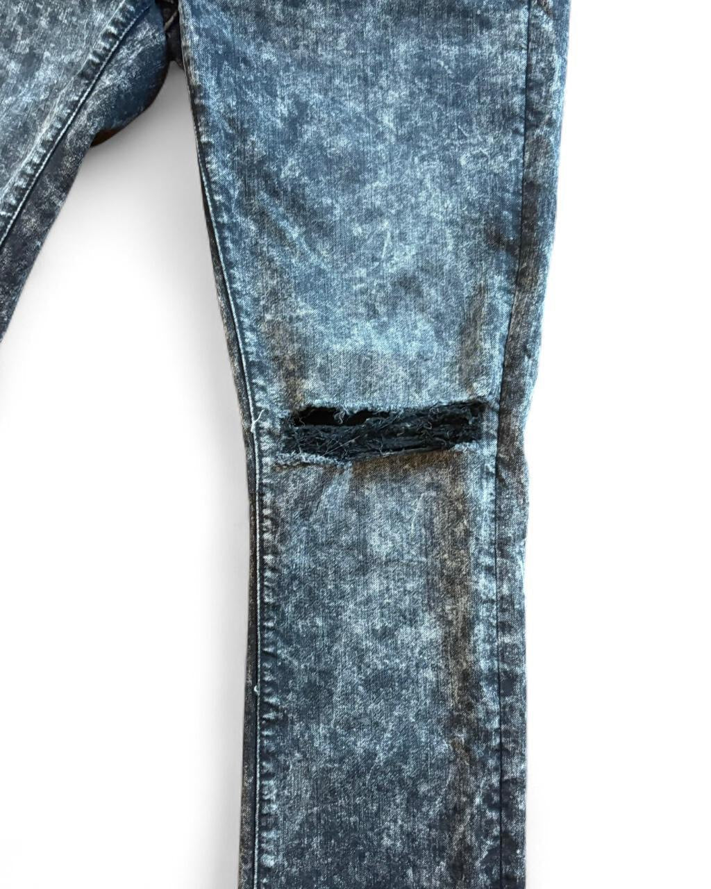 Greyson Acid Wash Distressed Jeans