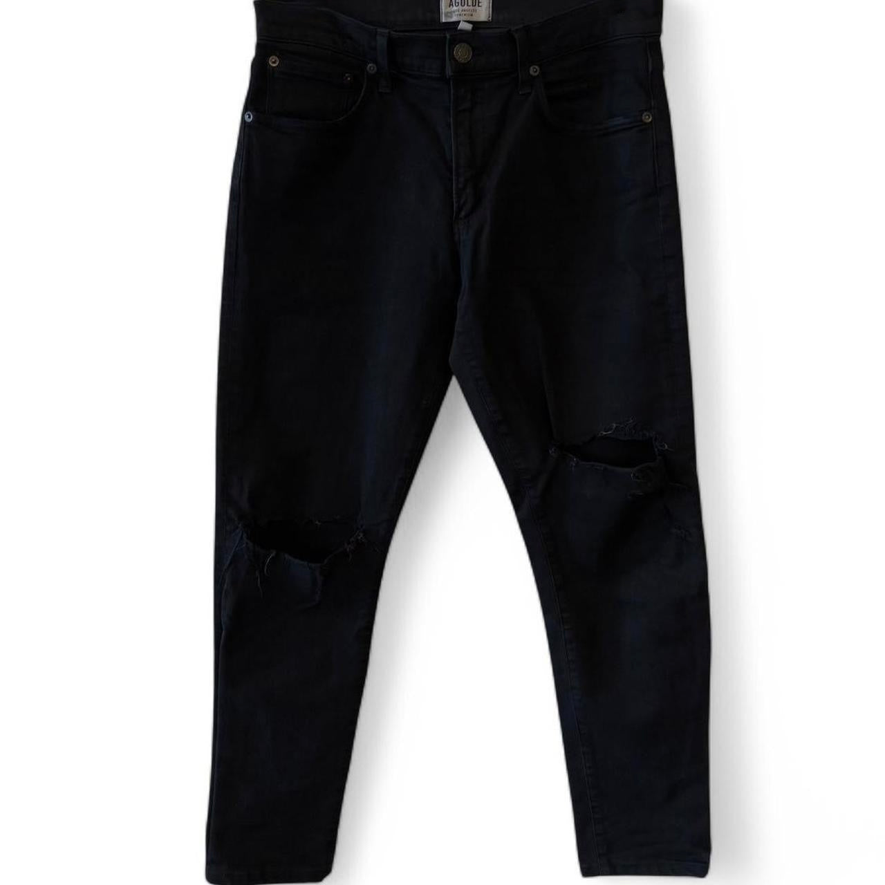 Black Ripped Knee Skinny Jeans