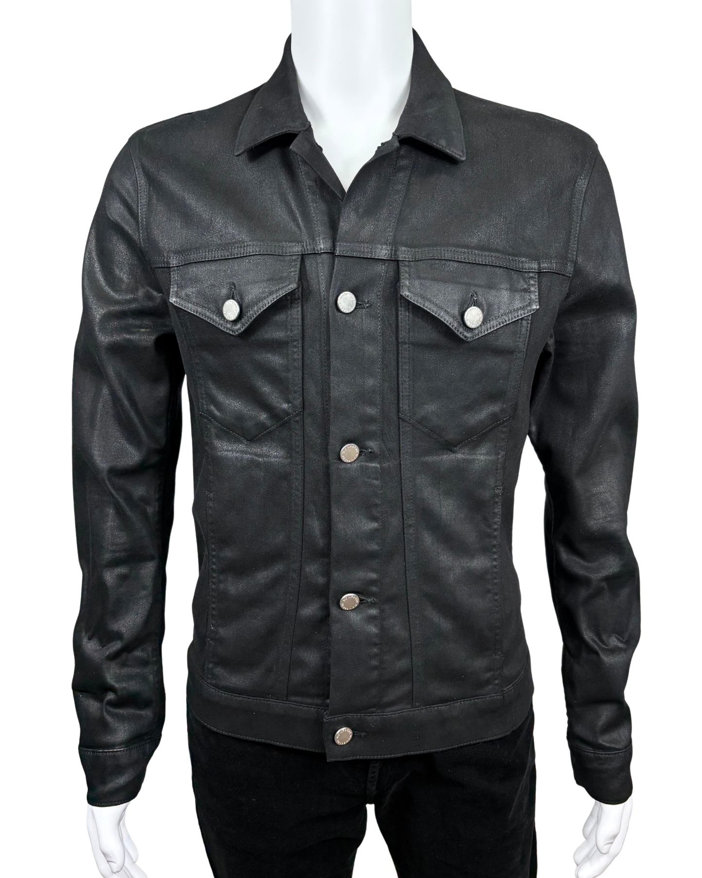 Dean Coated Denim Trucker Jacket