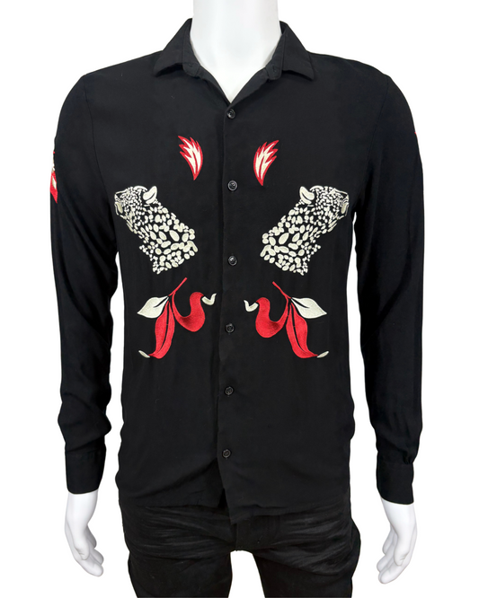 Embroired Button Down Shirt