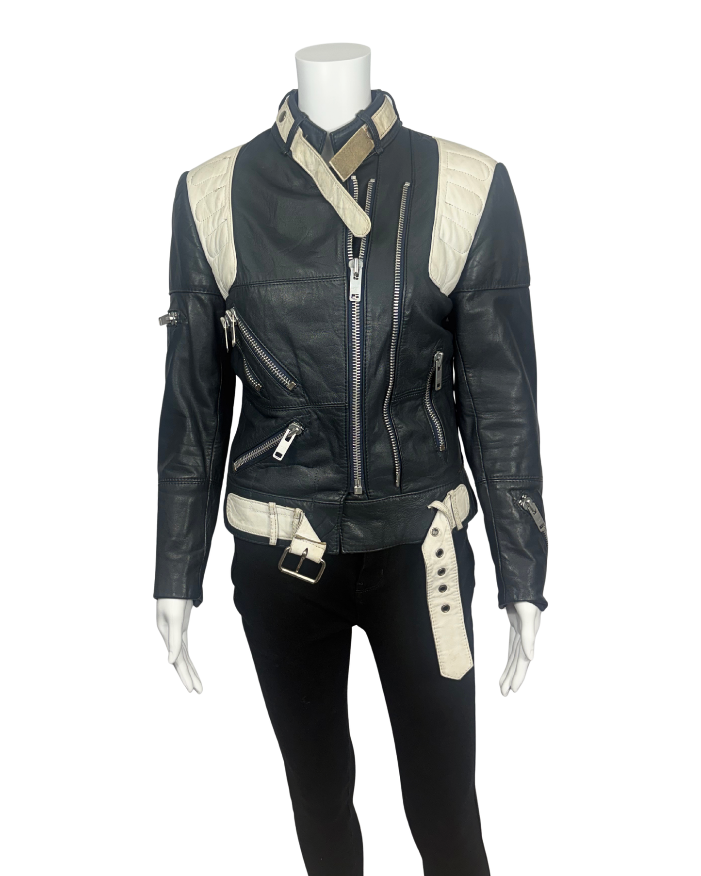 Leather Custom Moto Jacket