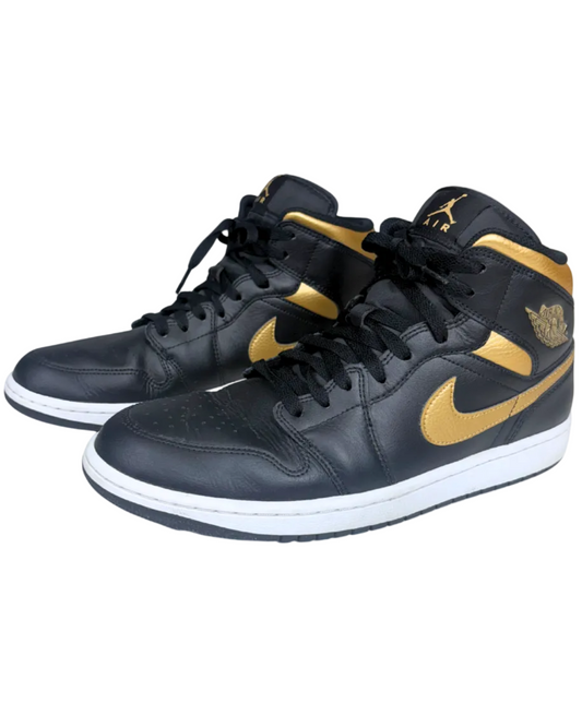Black & Gold Air Jordan's