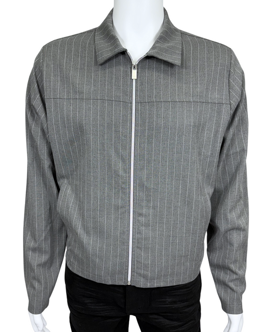 Stripe Harrington Jacket