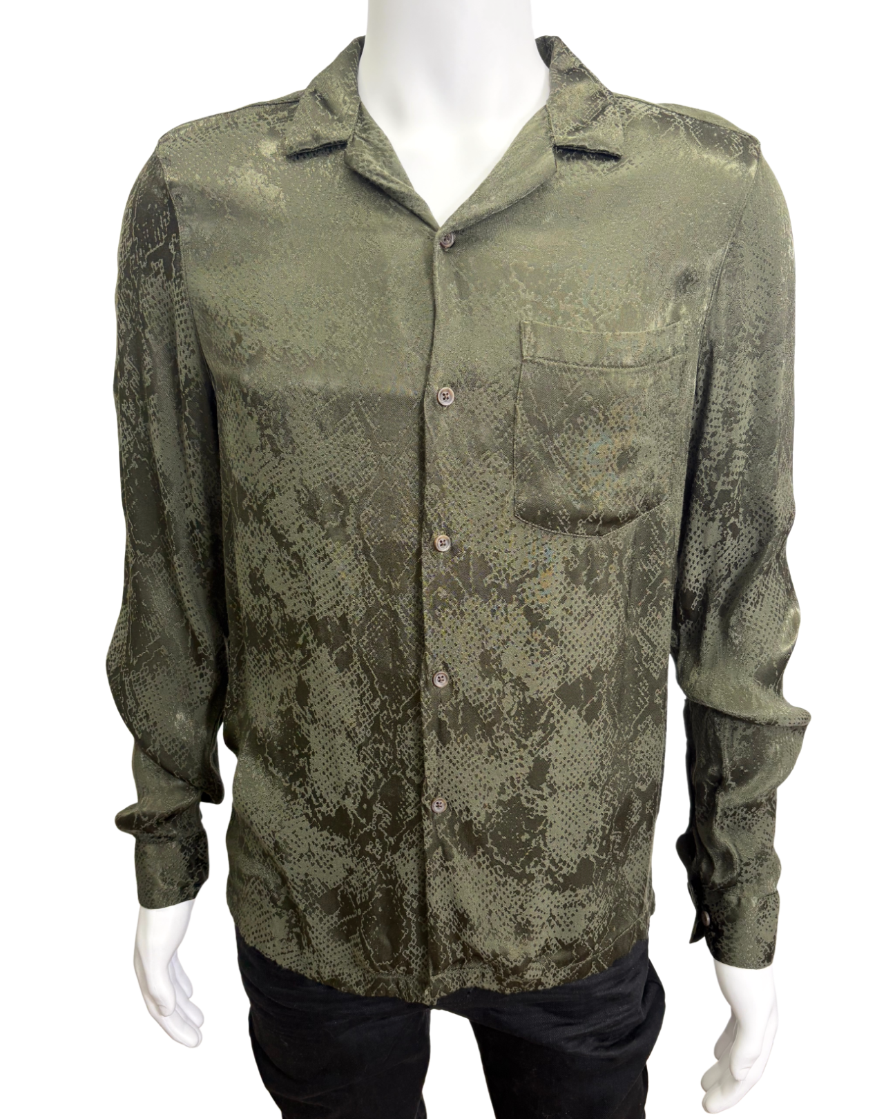 Snake Skin Button Up