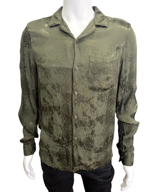 Snake Skin Button Up