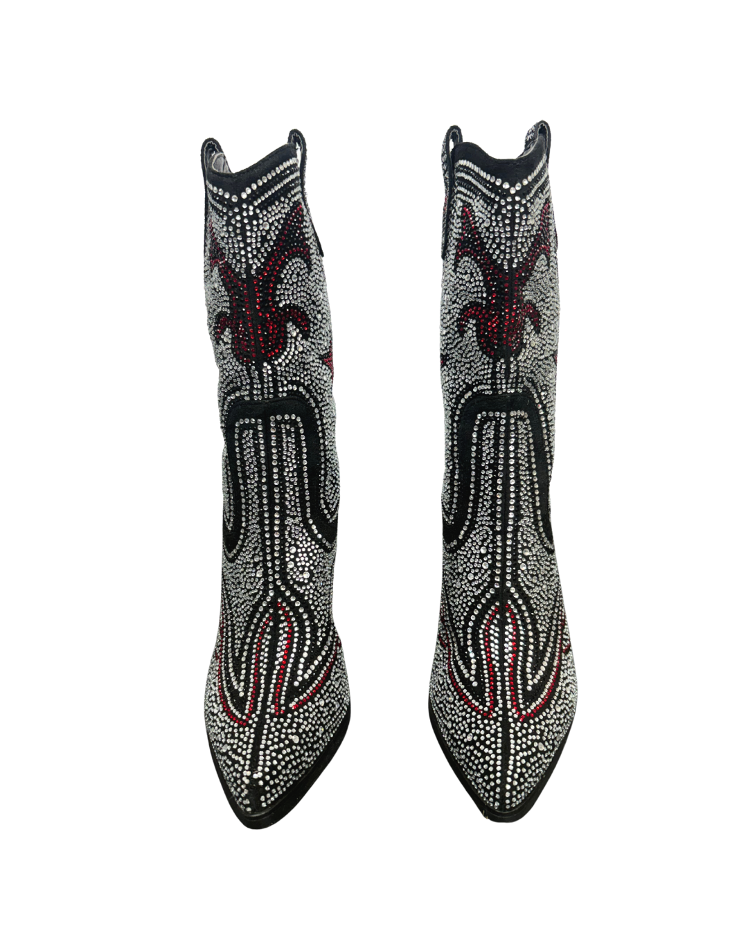Rhinestone Catte Western Booties