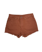 501 Rust Orange Denim Shorts