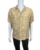 Short Sleeve Paisley Bandana Shirt