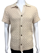 Ivory Garrett Knitted Shirt