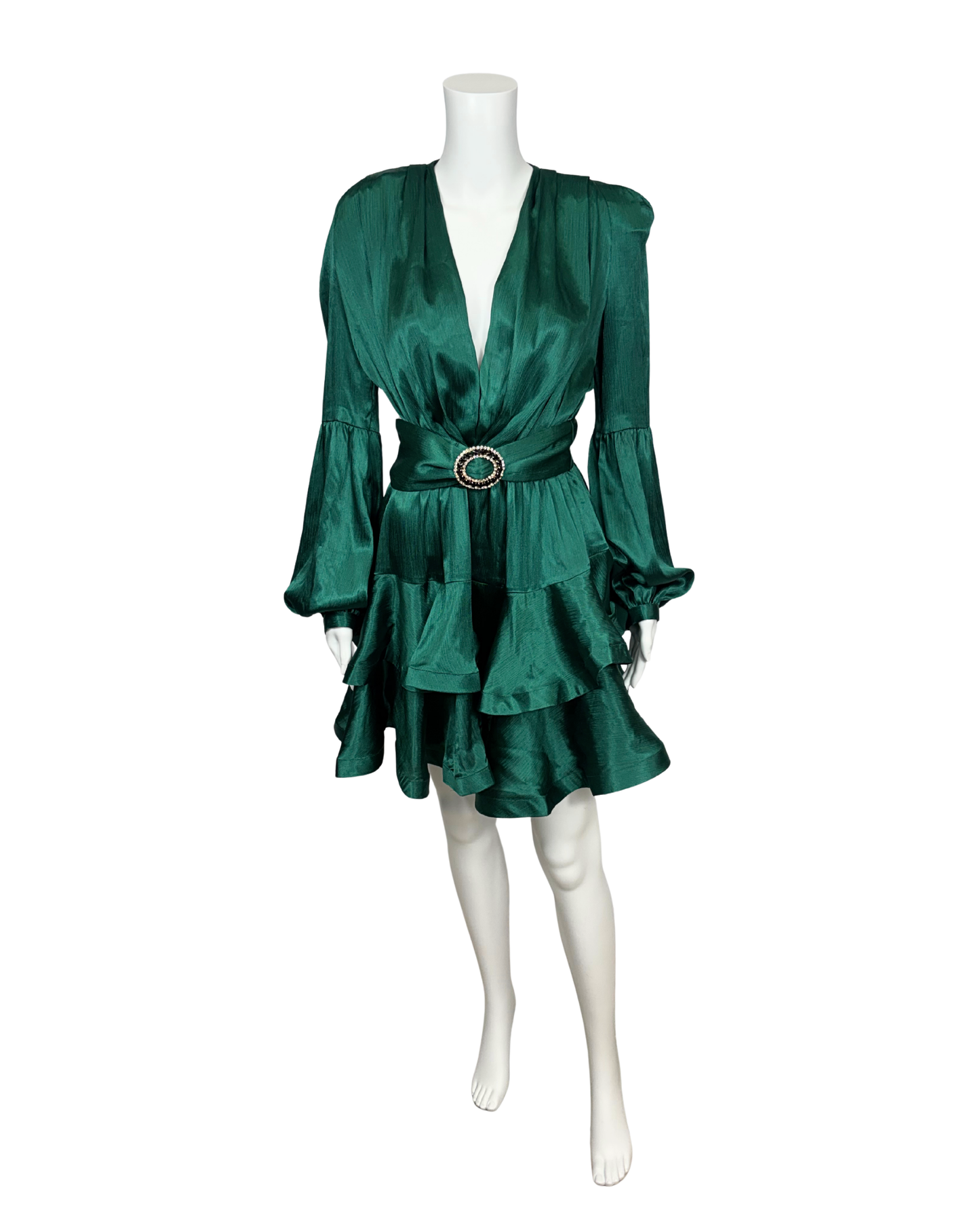 Emerald Green Bedouin Mini Dress
