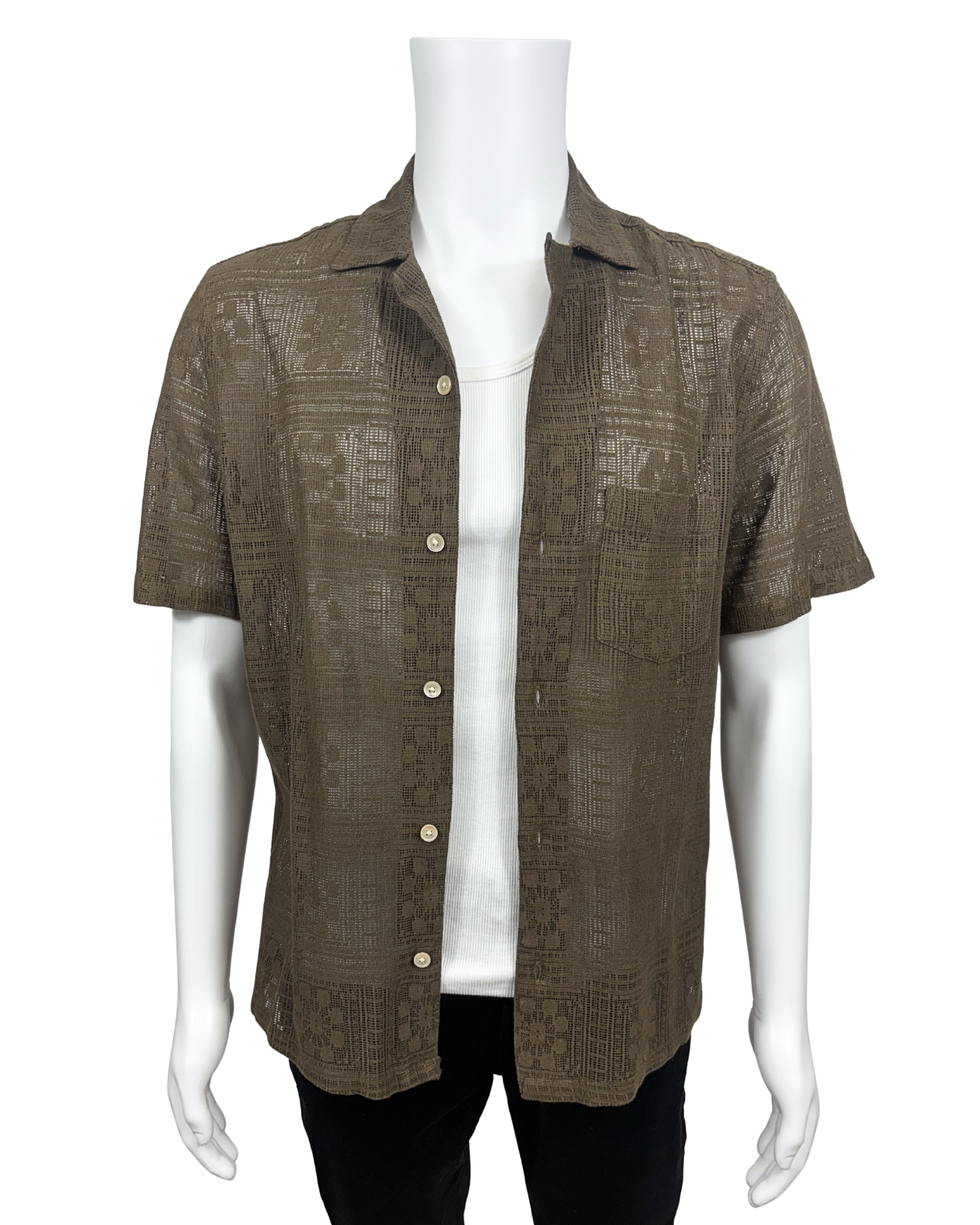 Caleta Lace Relaxed Fit Shirt