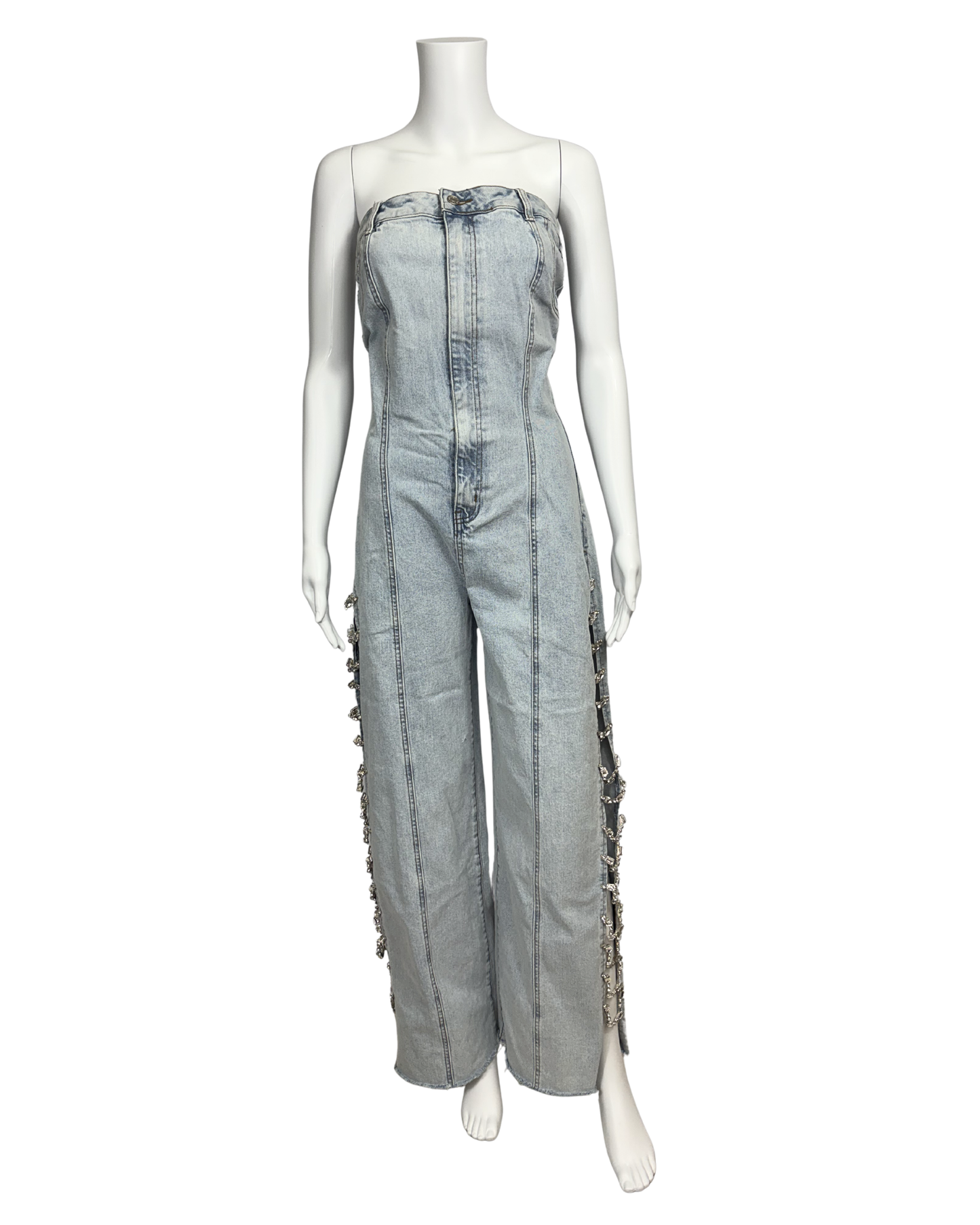 Bling Denim Jumpsuit