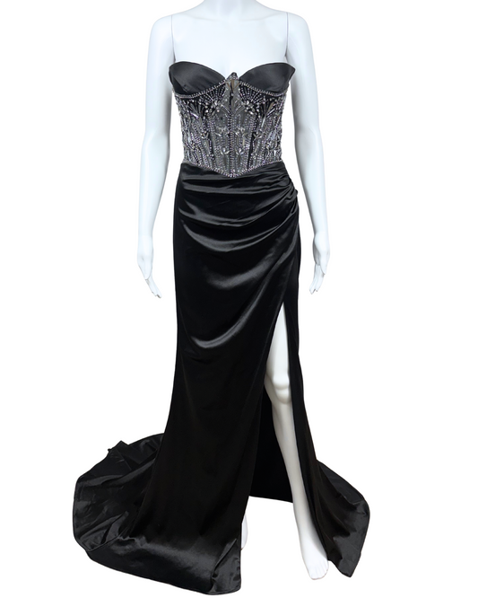 Satin Corset Gown