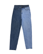 Two Tone Heart Pocket Jeans