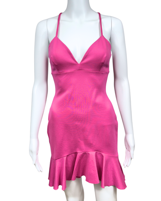 Hot Pink Mini Dress