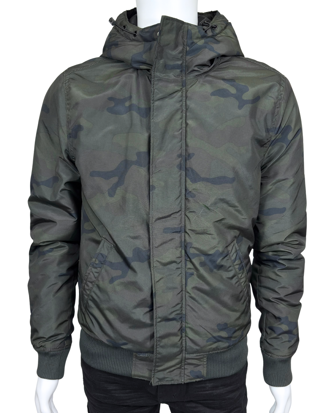 Green Camo Hooded Jacket