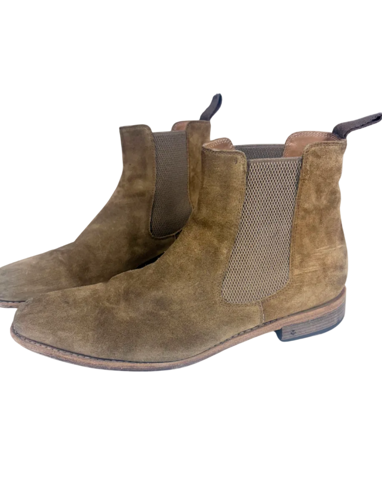 Suede Leather Chelsea Boots