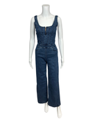 Denim Corset Jumpsuit