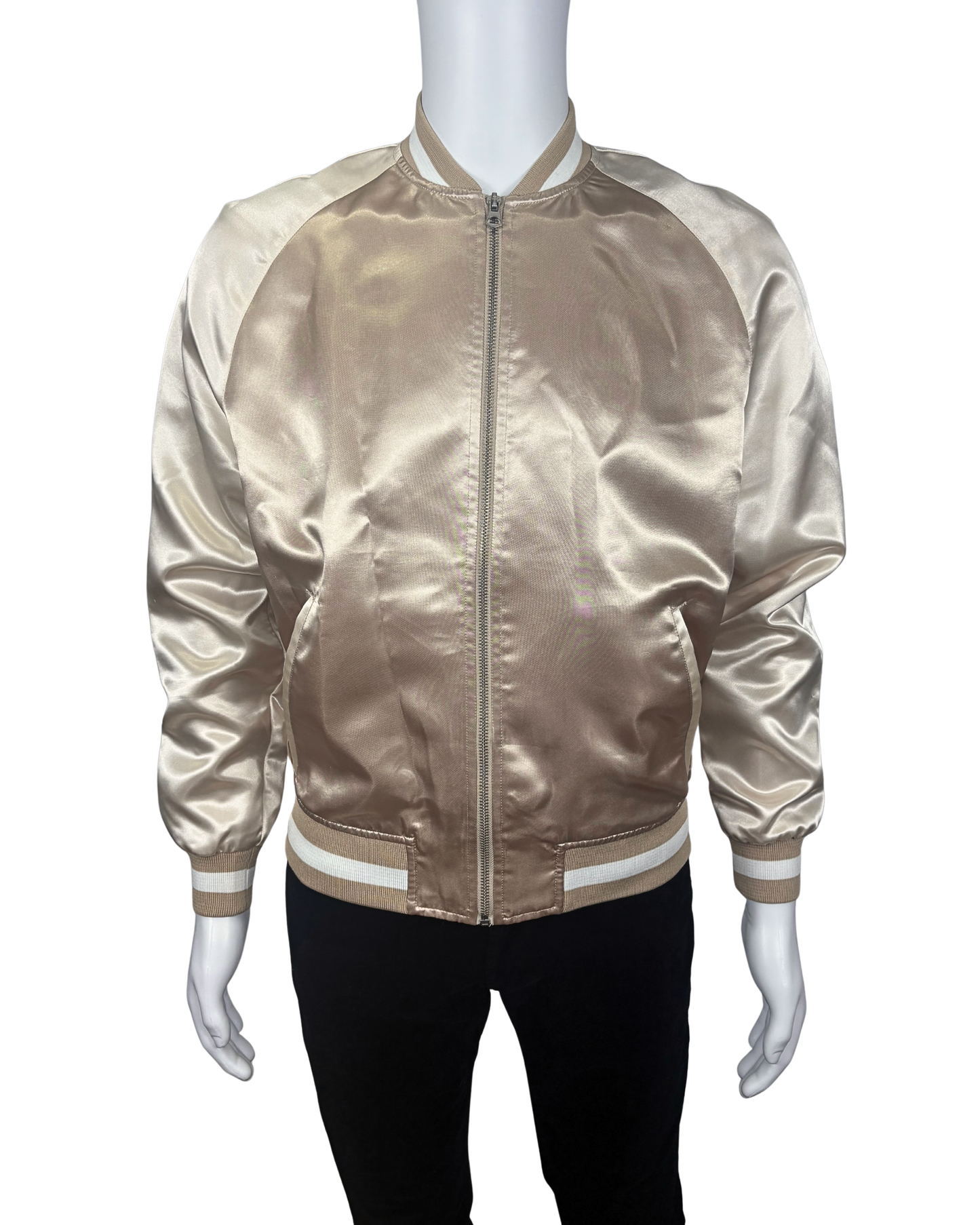 Satin Bomber Jacket