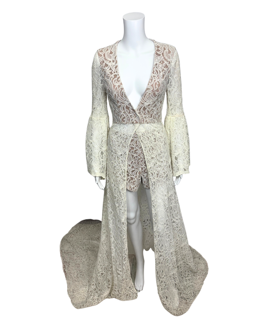Two Piece Ivory Lace Set