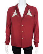 Embroidered Button Down Shirt