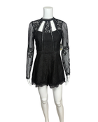 Annora Black Lace Romper