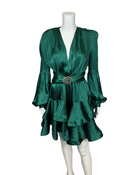 Emerald Green Bedouin Mini Dress