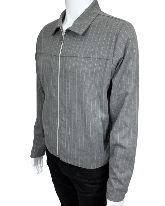 Stripe Harrington Jacket