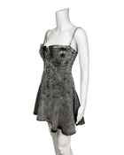 Acid Wash Denim Mini Dress