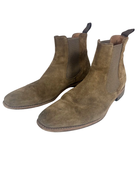 Suede Leather Chelsea Boots