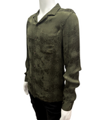 Snake Skin Button Up