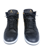 Black & Gold Air Jordan's