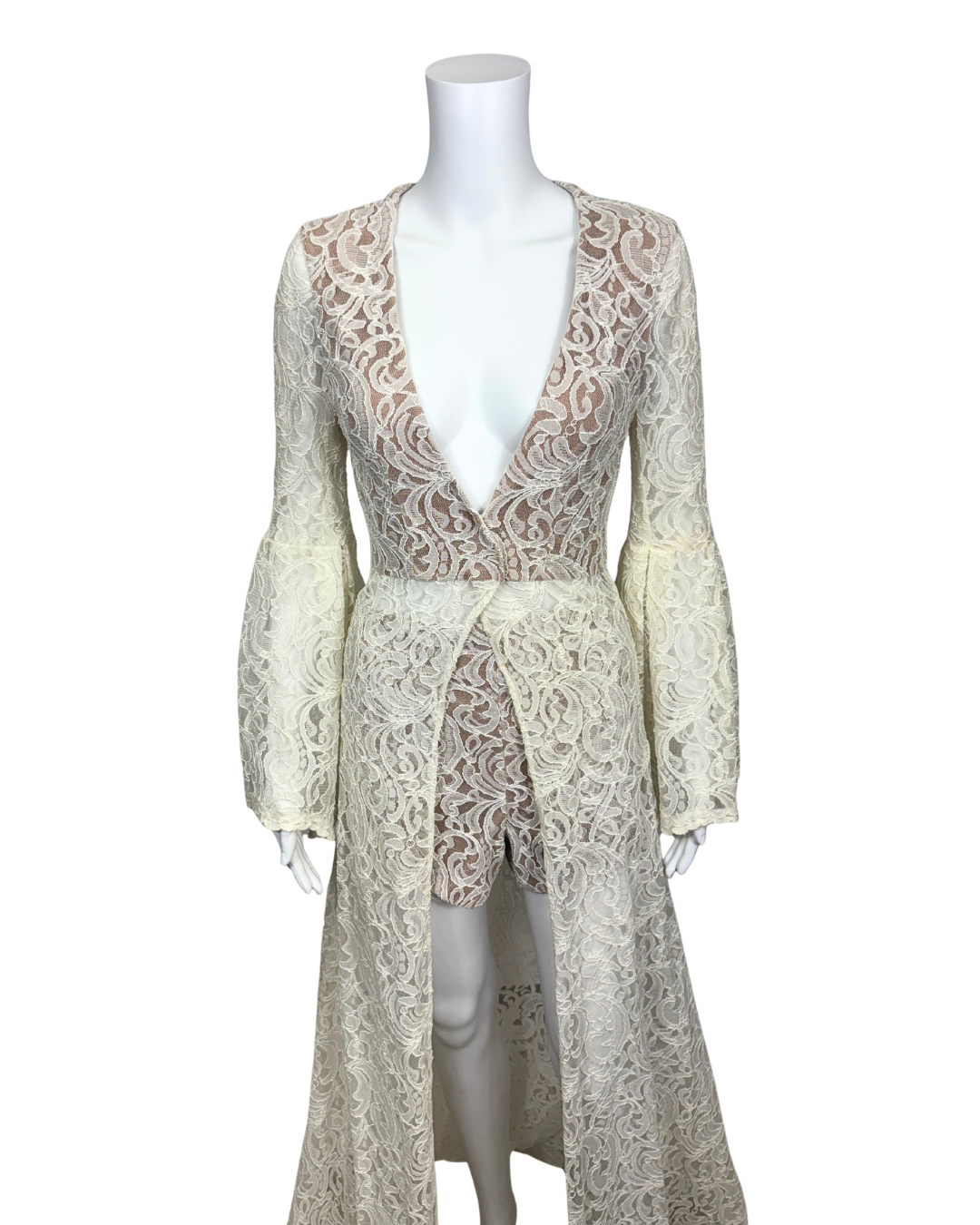 Two Piece Ivory Lace Set